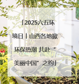 2025六五环境日丨山西各地掀环保热潮 共赴“美丽中国”之约